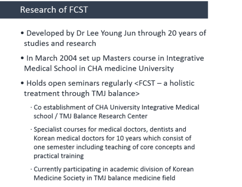research of FCST